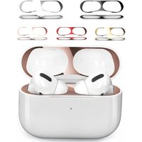 For AirPod 4/Pro2 Metal Dust Guard Sticker Case for Apple Airpods 4/pro2 Earphone Cover for Airpods 4th Headphone Charging Box