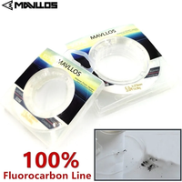 Mavllos Ancient Fluorocarbon Fishing Line with Force 5-72Lb 100% Monofilament Leader Japanese Original Carbon Line Carp Lines