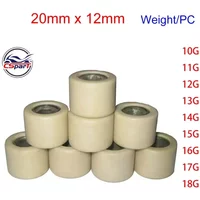 20x12 10G ~ 18G Variator Roller Weight Slider 250 300 400 VOG YP YP250 Majesty APRILIA MBK Linhai 155 NMAX 125 150 155cc