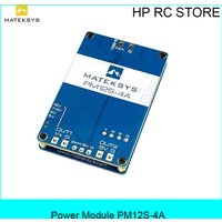 Matek PM12S-4A Power Module 9-55V, Dual 4A BECs OUT-1 Adjustable 5/6/7.2/12V PWM ON/OFF for FPV Drone ESC Systems