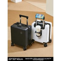 14-Inch Portable Luggage Suitcase for Men And Women Air Travel Check-In Bag with Combination Lock Soft Handle Carry-On Bag