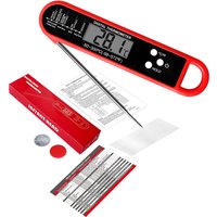Digital Waterproof Meat Thermometer for Cooking Instant Read Food Thermometer for Grill BBQ with Accurate Temperature Display