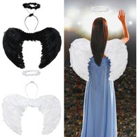 Fashion Feather Feather Wings Black White Red Pink 55x40CM Angel Wings & Halo Wings Fancy Dress Props Party
