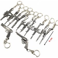 Around The Game Around The Fire Line Ak47 Weapon Pistol Assault Rifle Sniper Gun Cf Car Pendant Mini Key Ring Bag Pendant New