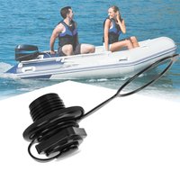 Inflatable Boat Air Valve 23.9mm Inflatable Boat Air Valve 23.9mm Black Plastic Inflatable Fishing Boat Replacement Air Valve