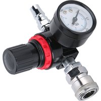 Professional Air Pressure Regulator Diaphragm Control Precision Adjustable 0-145PSI Spray Gun Tool for Auto Body Paint