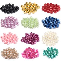 50-1000pcs/Lot Round ABS Imitation Pearl Beads Loose Beads Plastic Acrylic Spacer Bead For Jewelry Making Diy Bracelet Necklace