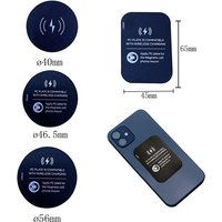 2pcs Metal Plate Disk Sheets For Wireless Charger Magnet Plate Disk For Mobile Phone Holder Car Wireless Phone Holder Sheet