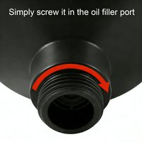 Car Engine Oil Funnel Filler for Mitsubishi Lancer Outlander Mirage ASX RVR Delica Eclipse Spill Proof Spill-Proof Threaded