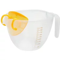 500/1000ML food grade handle measuring cup, draining cup, egg beater with filter, rice and fruit basket washing
