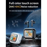 Wireless Earbuds With Touch Screen In-Ear Earphone ANC Noise Cancellation Long Battery ENC Mic Compatible For IOS Android