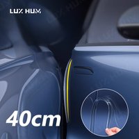 2pcs 40cm Car Door Edge Protector Transparent Anti-collision Strip Universal Bumper Guard Anti-scratch Invisible Protection