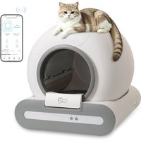 DOEL 2026 Nouvelle Litière Autonettoyante pour Chat, Grande Toilette Intelligente 65L, Contrôle par Application, Compatible WiFi 2.4G, Compatible avec la Litière Tofu et les Mélanges de Litières,