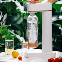 Manual Sparkling Water Maker 1L No Electricity Soda Machine Carbonated Drink Maker DIY Home Use Carbonator For Commercial Ba