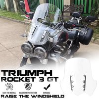 FOR Triumph Rocket 3 GT R Raise The Windshield Front Windshield Modified Custom Windshield Widened Windshield Accessories
