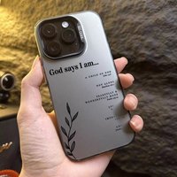Christian Affirmations Bible Verse Scripture Quote Phone Case For iPhone 17 16e 16 15 14 13 12 Pro Max Air Plus Anti Fall Matte
