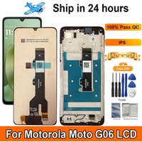 6.88”For Motorola Moto G06 LCD Display Touch Panel Digitizer Assembly Replacement LCD With Frame F Motorola Compatible G06 Power