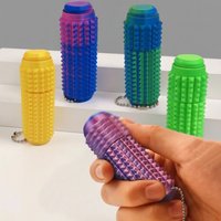 Spiky Gradient Rotating Fidget Stick Tactile Stress Relief Gadget Portable Pocket Adult Anti-Anxiety EDC Relax Holiday Gift