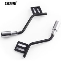 AXSPEED Metal RC Car Simulation Decoration Exhaust Pipe Gas Vent for 1/10 Axial SCX10 II 90046 TRX4 Defender Element Enduro