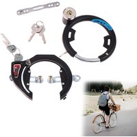 New 1 Set Anti Theft Alloy With 2 Keys Bike Horseshoe Lock For Mountain Bike Road Bicycle Crab Claw Lock DIY Accessories