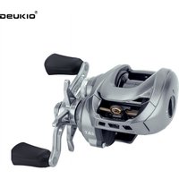 DEUKIO 2026 DC Baitcasting Fishing Reel Electronic Brake Band Sound Baitcast Fishing Reels Carbon Body 7.6:1 6+1BB Seawater Reel