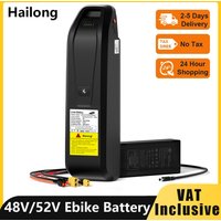 Batterie de vélo électrique 48V 20AH, prise EU, compatibilité moteur 100W-1600W, cellules 21700, BMS 35A, batterie Hailong pour vélo électrique, STOCK UE
