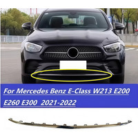 Front Bumper Decorative Strip Chrome Plated Decorative Bright Strip For Mercedes Benz E-Class W213 E260 E300 2021-2022 Sports
