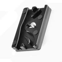 Camera Cable Clamp Camera Arca Tether Cable Clamp Block Plate Quick Release Plate for 3.5mm-7mm Diameter Camera Wire