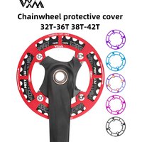 AliExpress VXM Bike Chainwheel 104BCD Protector Aluminum Alloy 32-36T/38-42T Bicycle Chain Ring Protective Cover MTB Cycling Accessories