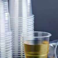 50PCS Disposable Clear Plastic Cup Outdoor Picnic Birthday Kitchen Party Tableware Party Plastic Cups For Cold Drinks