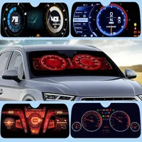 Car Dashboard Pattern Windshield Sunshade Car Window Windscreen Cover Sun Shade Auto Sun Visor Car-covers Car Solar Protection