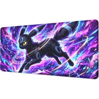Laptop Office Cabinet Mousepad Black Locking Edge Large P-pokemon Umbreon Deskmat Washable Anime Kawaii Computer Keyboard Carpet