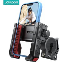 Joyroom Universal Motorcycle Phone Holder Half Enclosure Design Bike Bicycle Phone Mount Quick Lock For iPhone 4.7"-7" Phones