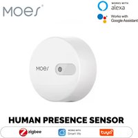 MOES Tuya ZigBee 3.0 Human Presence Sensor ,Radar Wave Detection Sensor for Home Security Smart Human body Exists Sensor