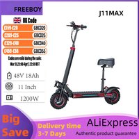 Freeboy J11MAX Adult Electric Skateboard 1200W 48V18Ah Battery Foldable 11" Off-Road Tire E-Scooter
