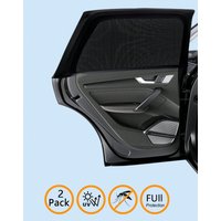 1Pair Dual Layer Car Side Window Sunshade Mesh Anti Mosquito UV Protection Screen
