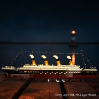 LED Lighting Set Suitable for LEGO Titanic 10294 Building Blocks