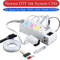 ET8550 DTF Convert Kit ET 8550 CISS With Printhead Adaptor Manifold Damper For Epson L8050 L8180 L18100 XP600 Conversion Kits