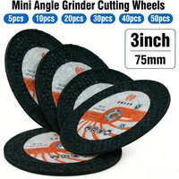 3 Inch 75mm Cutting Disc, Angle Grinder Saw Blade for Mini Angle Grinder, for Cutting Tiles, Pvc, Wood and Metal