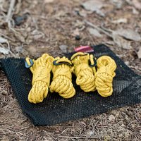 Reflective Guy Line For Tent Camping Wind Rope With Adjuster Outdoor Canopy Guy Ropes 4mm Reflective Tent Cord Set