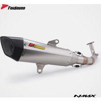 For YAMAHA NMAX 2021-2024 Full Exhaust System Stainless Steel Scooter Exhaust Kit Slip-On Installation High Performance