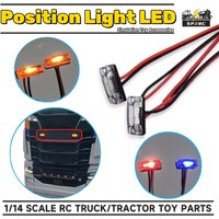 LED Position Light Warning Lamp Simulation for 1/14 Tamiya RC Scania 770S 6X4 56368 8X4 56371 Romote Control Diy Toy Parts