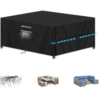 Furniture Covers Waterproof 230x180x80cm Weather Cover for Patio Furniture Set Covers 420D Heavy Duty Oxford Fabric Outdoor Pat