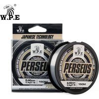 W.P.E 150m PERSEUS Nylon Fishing Line Monofilament 0.20mm-0.50mm 6.8lb-38.7lb Resistance Bass Carp Fishing Line Fishing Tackle