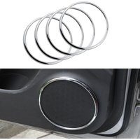 Door Audio Stereo Speaker Circle Ring Trim Cover for Chevrolet Cruze 2009 - 2014 ABS Chrome Interior Sequins Sticker Car Styling