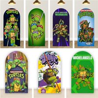 Teenage Mutant Ninja Turtles Photography Backdrop Banner Children Boy Birthday Party Decor Tortoise Hero Photo Custom Background