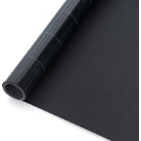 Total Blackout Window Film Privacy Room Darkening Tint for Home 100% Light Blocking Black Cover Removable Static Cling Glass Sun