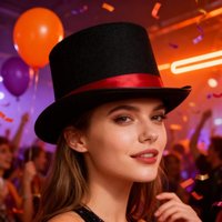 Carnival Dress Up Magician Hat Stage Performance Role Play Gentleman's Hat Funny Decoration Party Hat Party