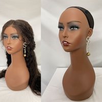 Mannequin Head for Wigs18"Lifelike Plastic Manikin Head Display Heads for Sunglasses Earrings Jewelry Display,Beauty Accessories