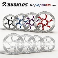 AliExpress BUCKLOS Bicycle Disc Brake Rotor Hydraulic Disc Brake 140/160/180/203mm High Strength Heat Dissipation Rotor for MTB Road Bike